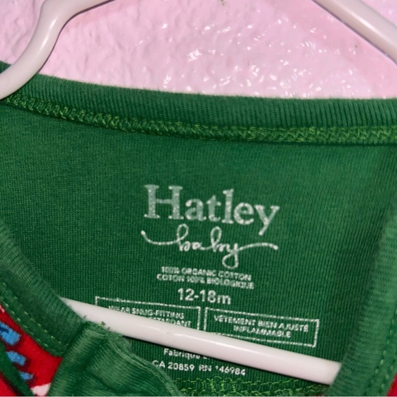 Hatley Red and Green Dinosaur Kids Footie - Picture 2 of 2